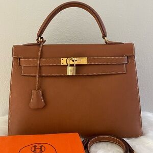 ❌SOLD❌K32 Sellier Gold Courchevel GHW